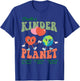 Create A Kinder Planet Cute Heart Earth Day Environmental T-Shirt - T-Shirt | Royal