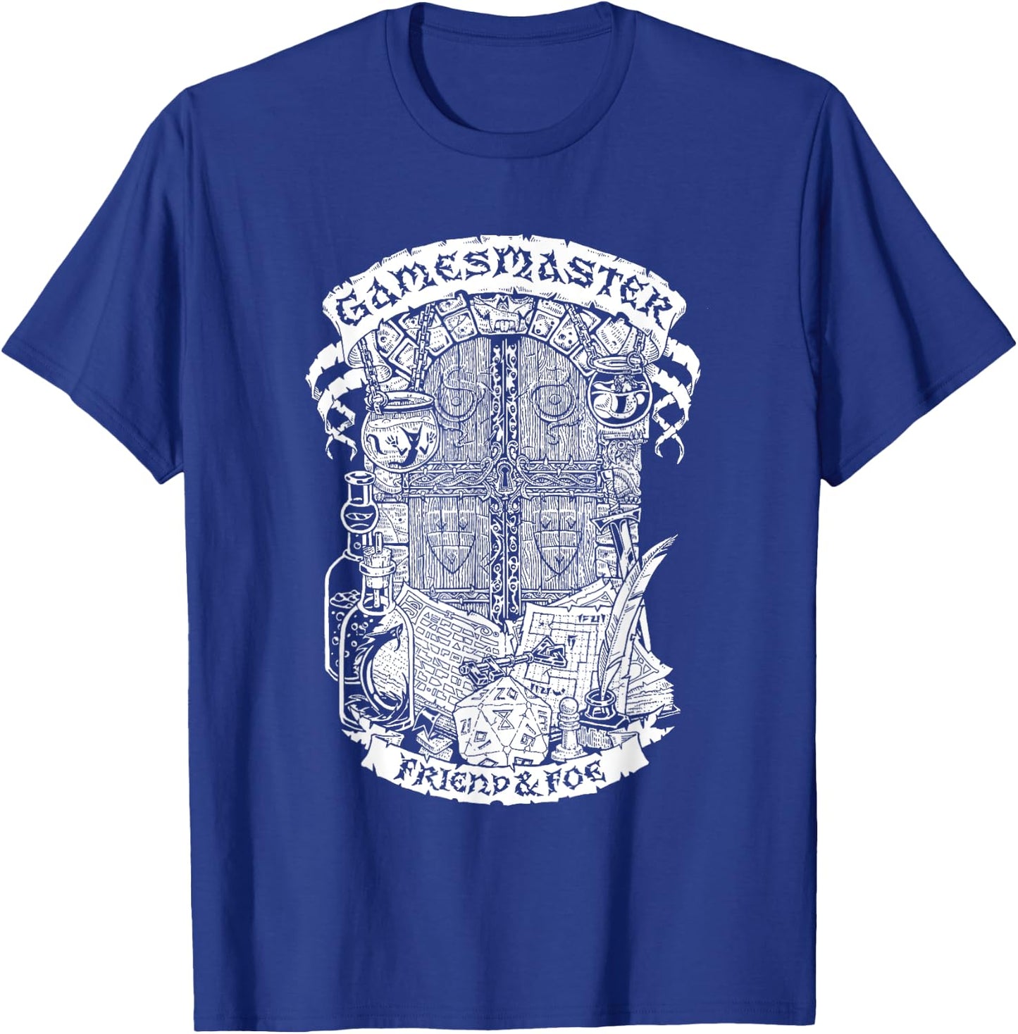 Fantasy Role-Playing Game (RPG) Gamesmaster T-Shirt - T-Shirt | Royal