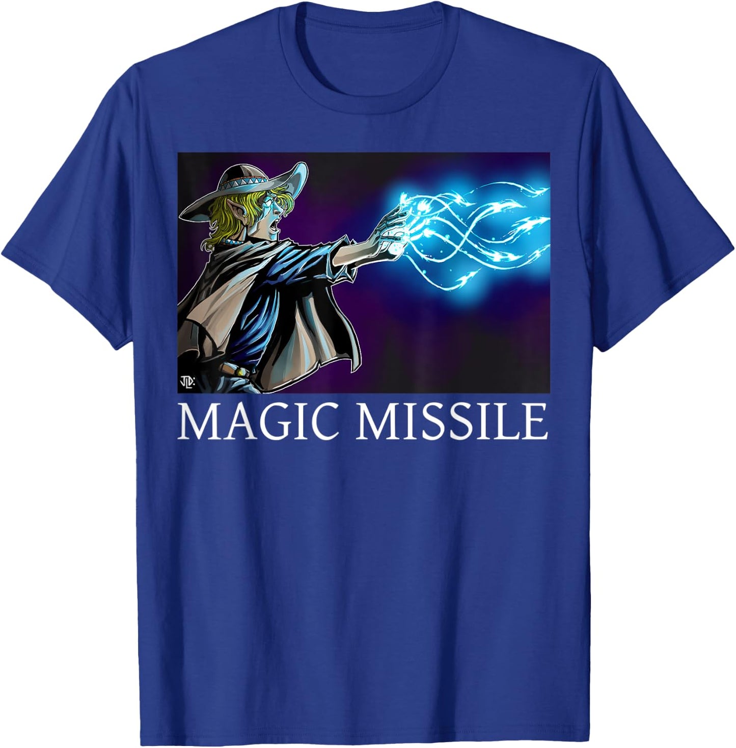 Caverns & Creatures: Magic Missile T-Shirt - T-Shirt | Royal