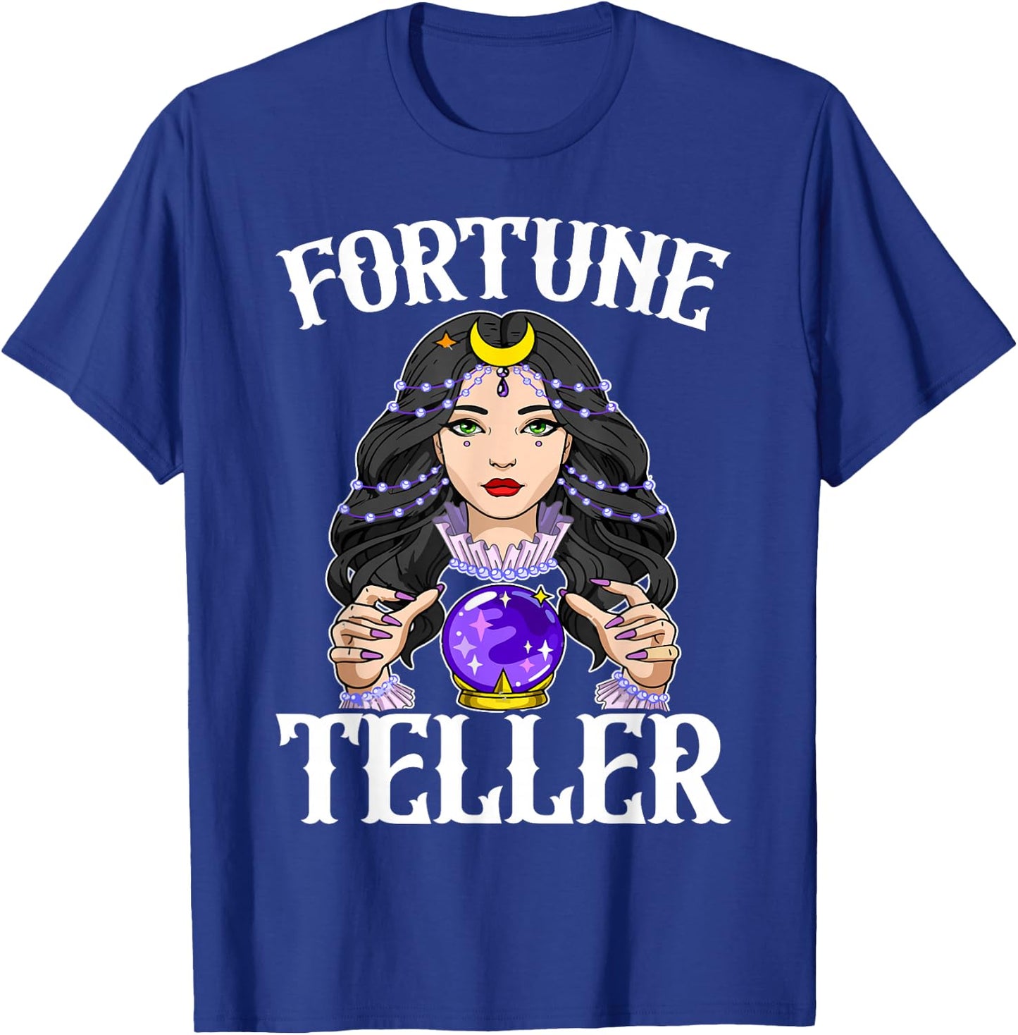 Carnival Event Circus Staff Fortune Teller Costume Women T-Shirt - T-Shirt | Royal