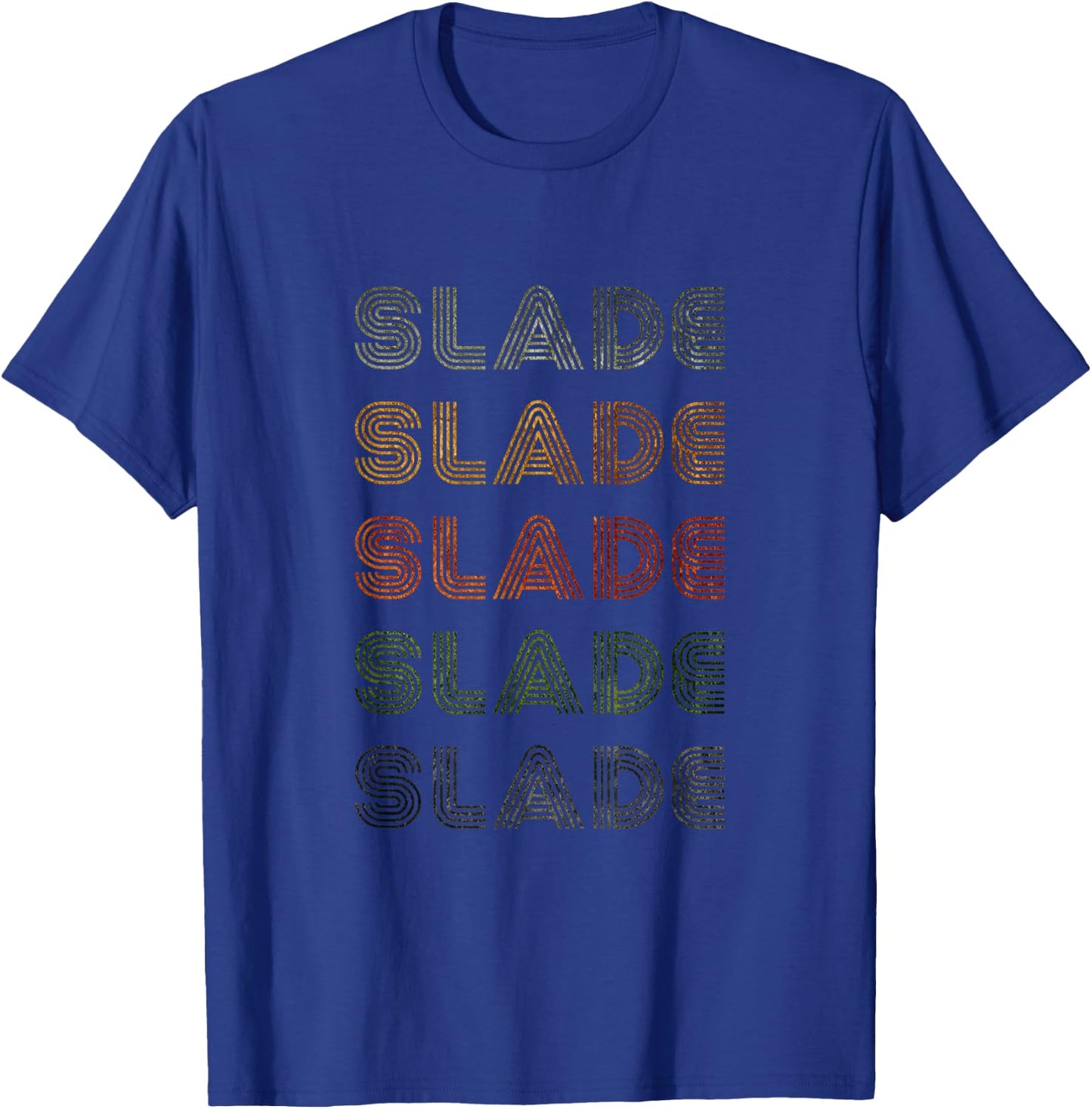 Love Heart Slade Grunge Vintage Style Black Slade T-Shirt - T-Shirt | Royal