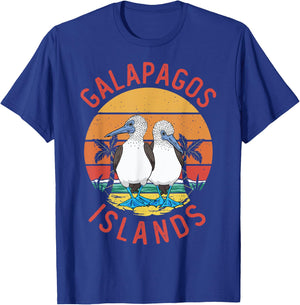 Seabirds Blue-footed Booby Bird Galapagos T-Shirt - T-Shirt | Royal