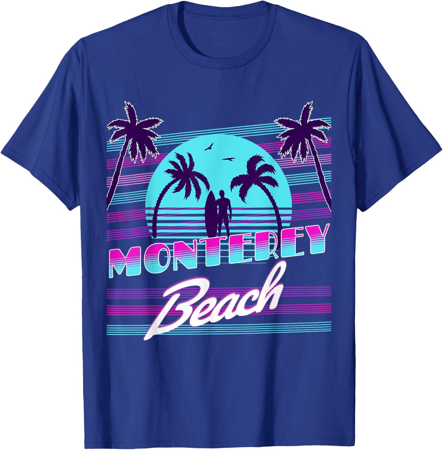 Monterey California T-Shirt - T-Shirt | Royal