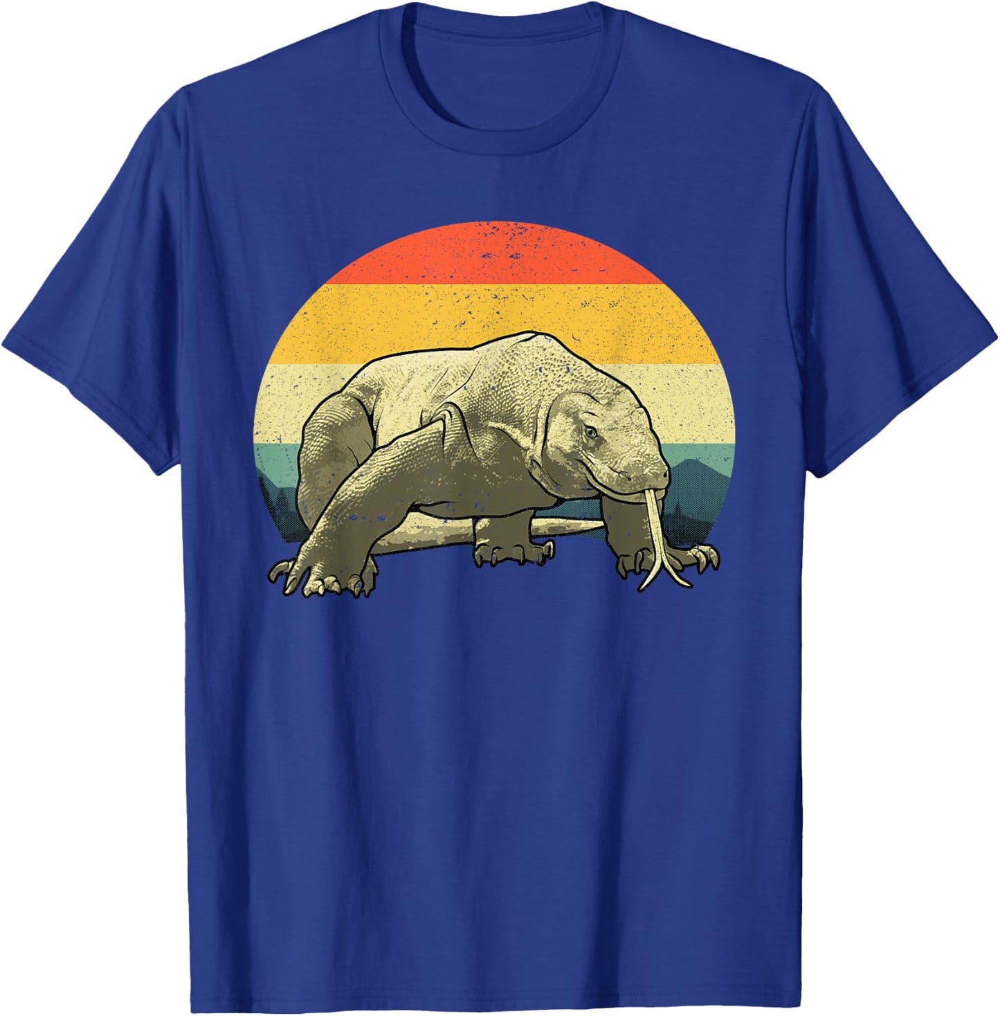 Cute Komodo Dragon Women Kids Vintage Komodo Dragon T-Shirt - T-Shirt | Royal