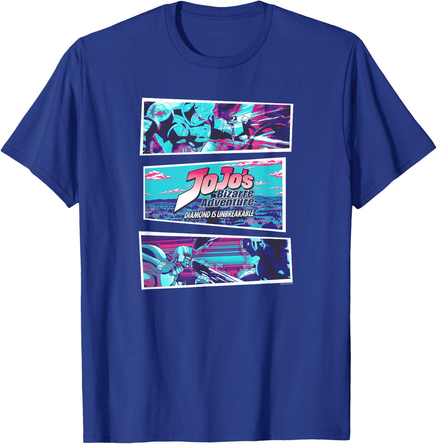 JoJo Part 4 Shining Crazy Diamond VS Deadly Killer Queen T-Shirt - T-Shirt | Royal