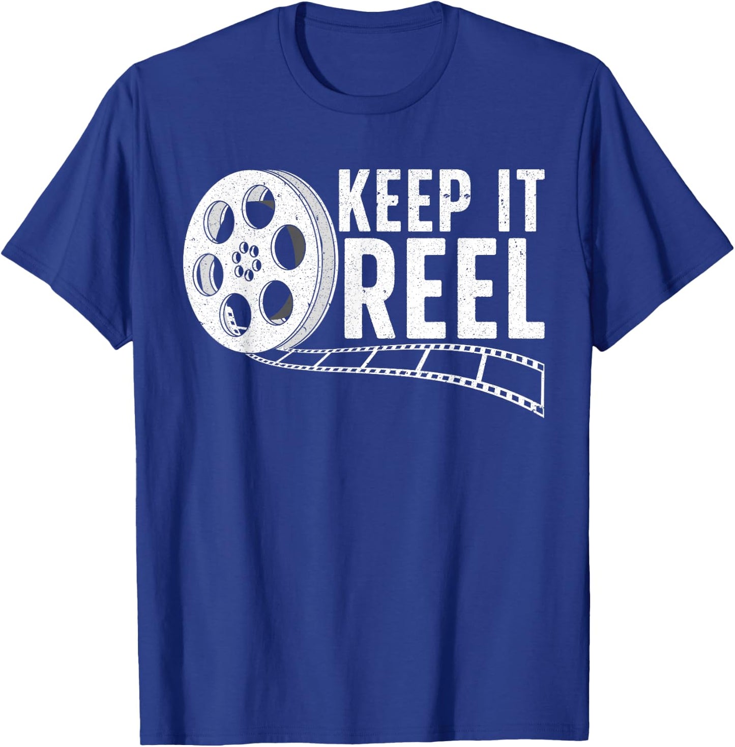 Cool Filmmaker Art Women Movie Film Maker Keep Reel T-Shirt - T-Shirt | Royal