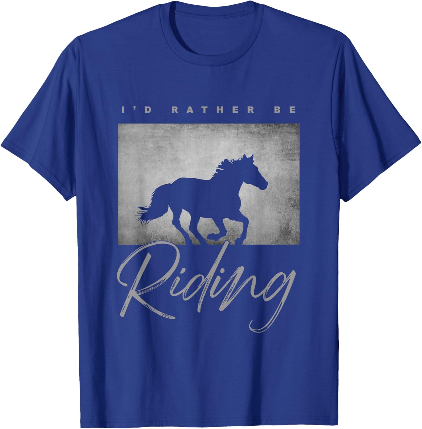 Horse Riding Apparel - Horse T-Shirt - T-Shirt | Royal
