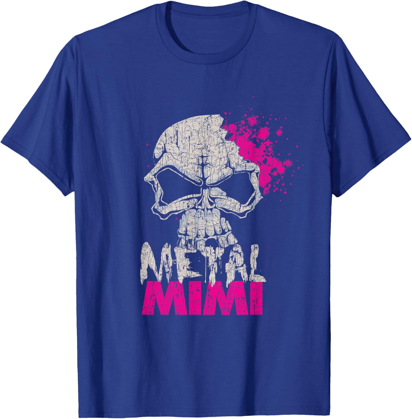 Metal Mimi, Rock Music Mom Grandma, Mother's Day T-Shirt - T-Shirt | Royal