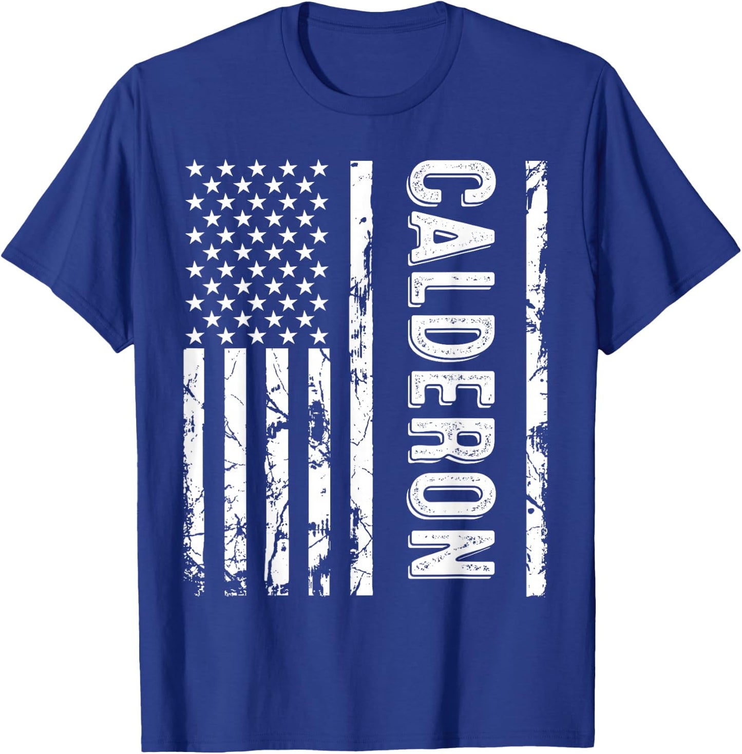 Calderon Last Name Funny Surname Team Family Reunion T-Shirt - T-Shirt | Royal