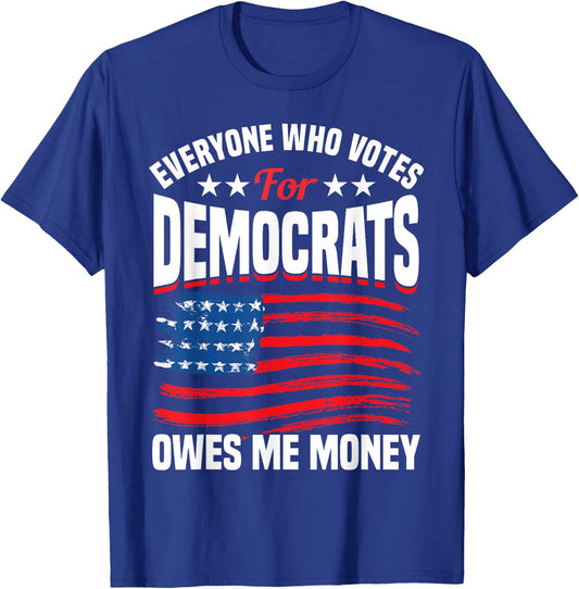 USA Flag Funny Republican T-Shirt - T-Shirt | Royal