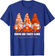 Kidney Cancer Awareness Month Orange Ribbon Gnomies Support T-Shirt - T-Shirt | Royal