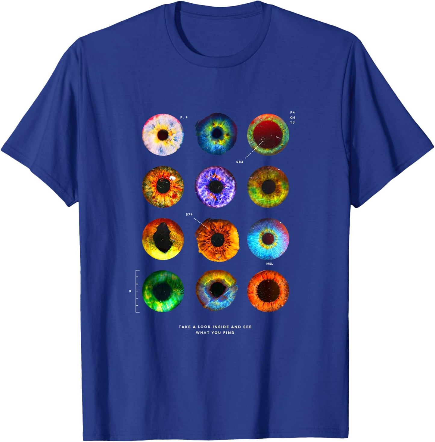Iris Eye Anatomy Ophthalmologist Optician & Ophthalmologist T-Shirt - T-Shirt | Royal