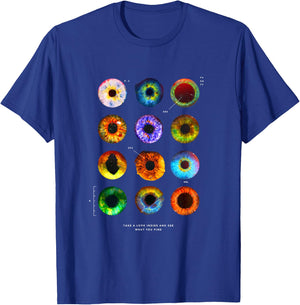 Iris Eye Anatomy Ophthalmologist Optician & Ophthalmologist T-Shirt - T-Shirt | Royal