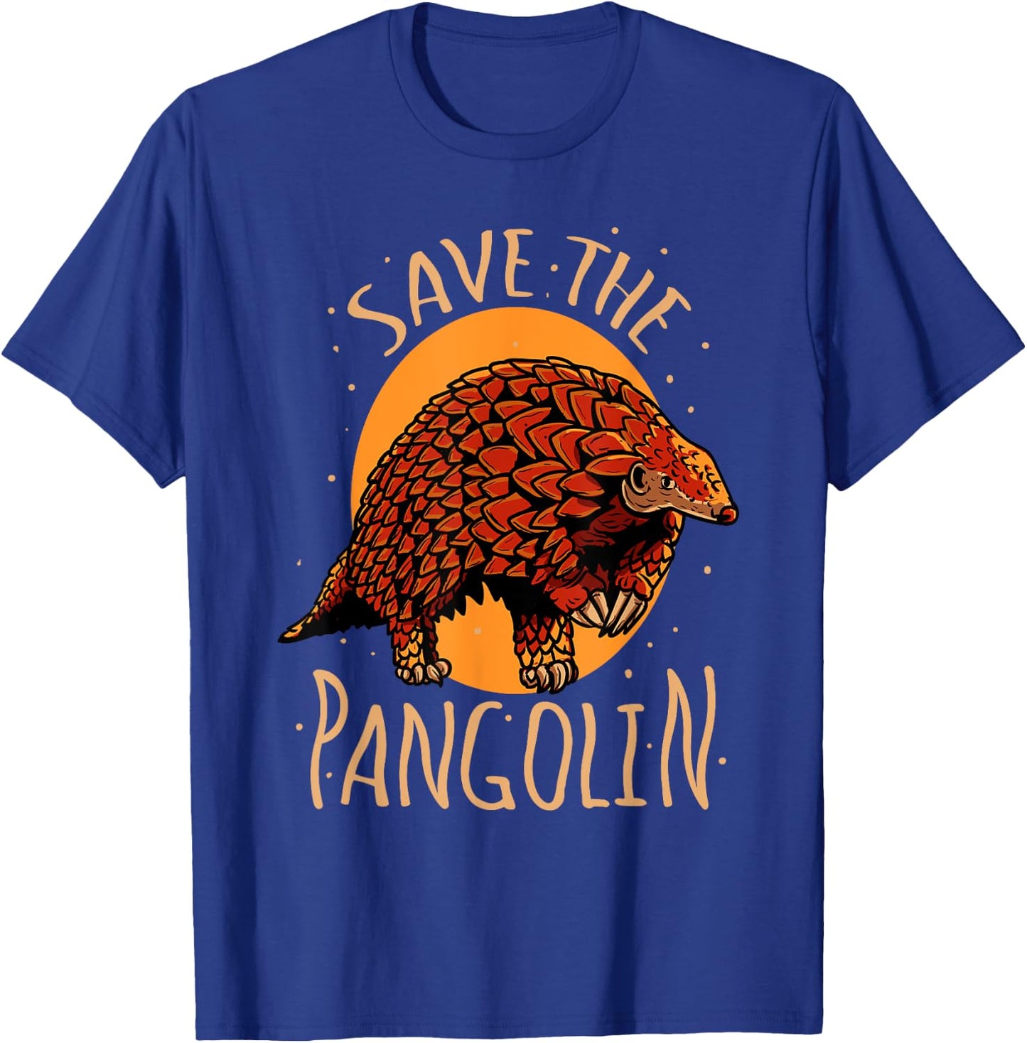 Save The Pangolin Endangered Animals Cute Pangolins T-Shirt - T-Shirt | Royal