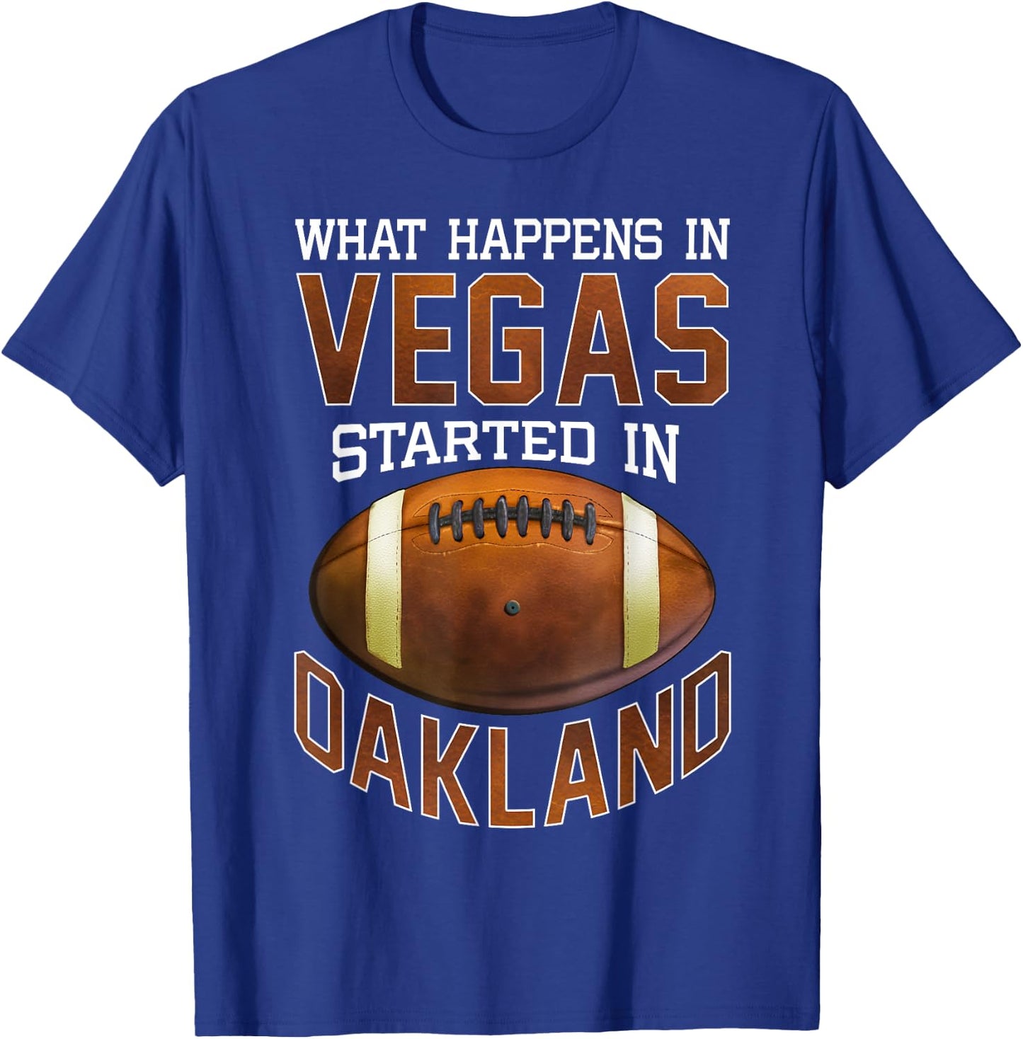 Funny What Happens American Football Fans Men Women Kids T-Shirt - T-Shirt | Royal