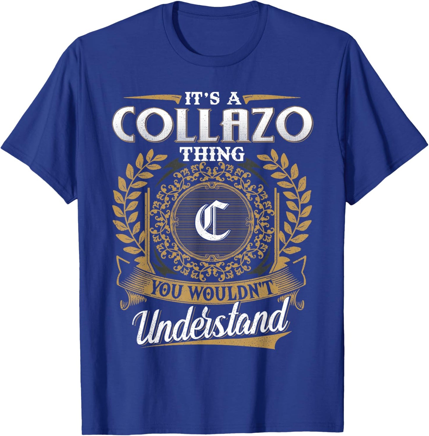 COLLAZO Family - Last Name COLLAZO Surname Personalized T-Shirt - T-Shirt | Royal