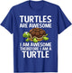 Cool Sea Turtle Women Tortoise Lover Turtle Animal T-Shirt - T-Shirt | Royal