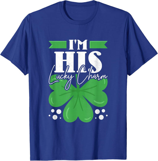 I'm His Shamrock, Couple St. Patrick's Day T-Shirt - T-Shirt | Royal