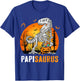Papisaurus Dinosaur Skeleton Halloween Papi Saurus T-Shirt - T-Shirt | Royal