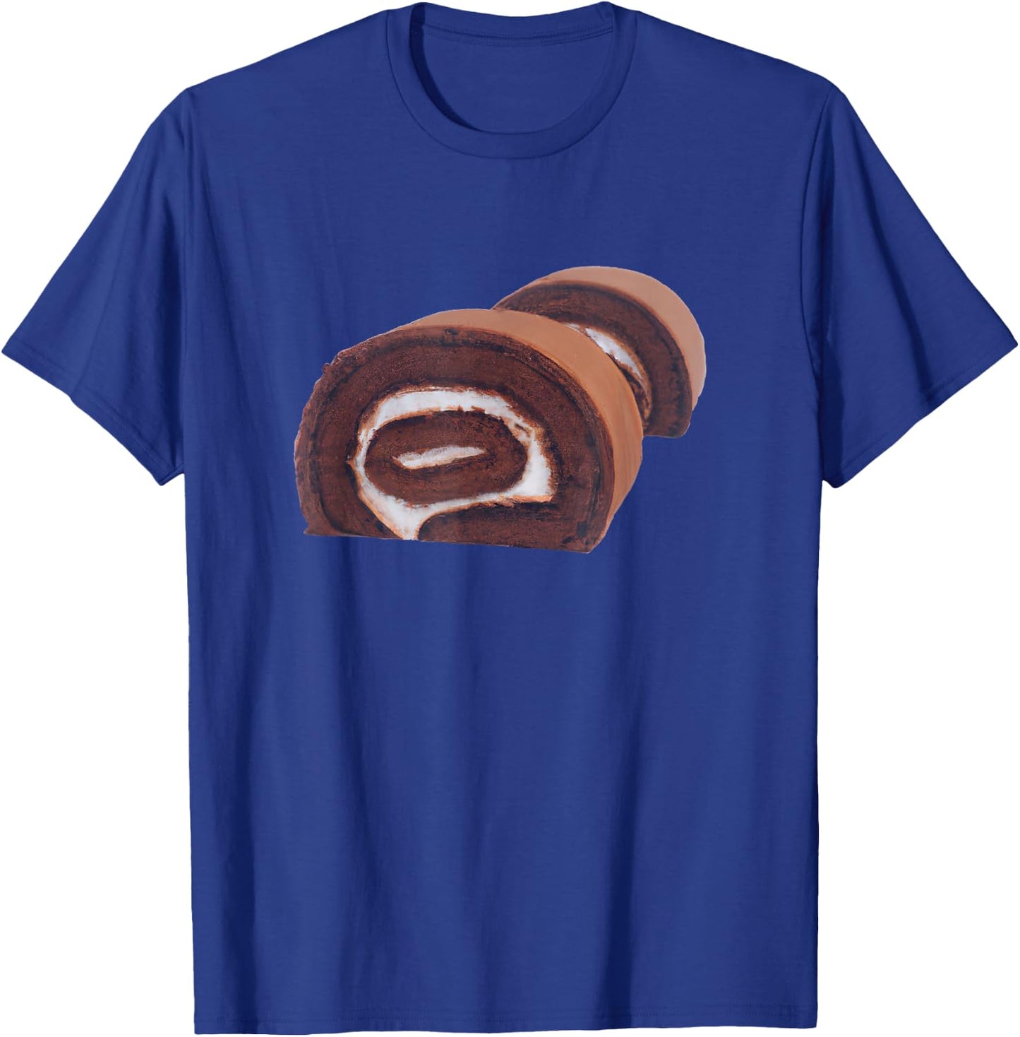 Chocolate Swiss Roll Cake T-Shirt - T-Shirt | Royal