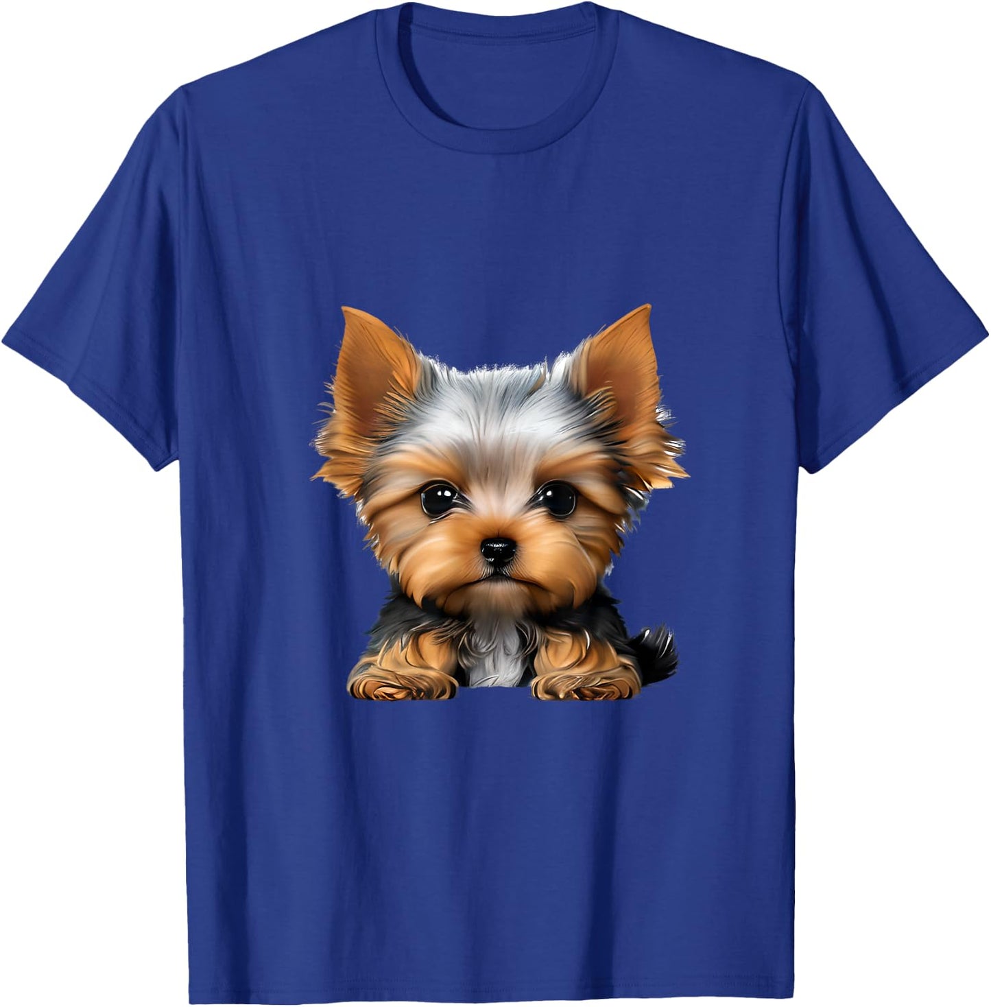Colorful Splash Art Yorkshire Terrier Puppy Dog Owner T-Shirt - T-Shirt | Royal