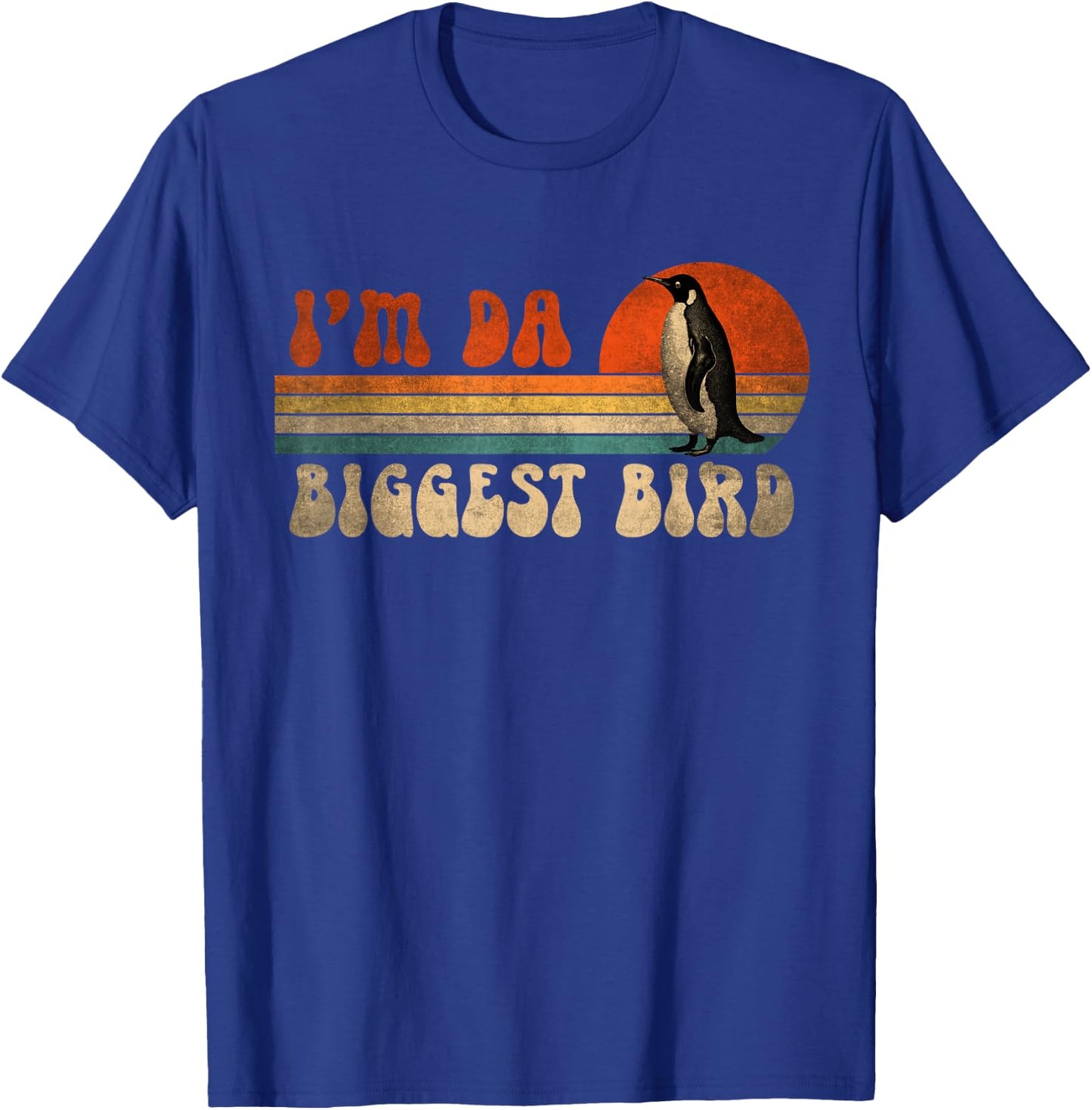 Vintage I'm da Biggest Bird for Bird Lovers Meme Enthusiasts T-Shirt - T-Shirt | Royal