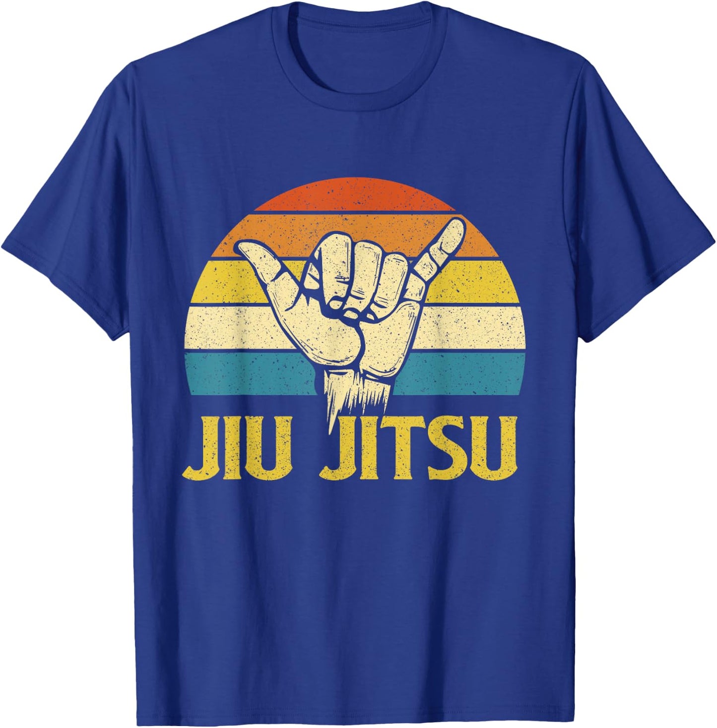 Jiu Jitsu - Martial Arts Ground Fighting Self Defense BJJ T-Shirt - T-Shirt | Royal