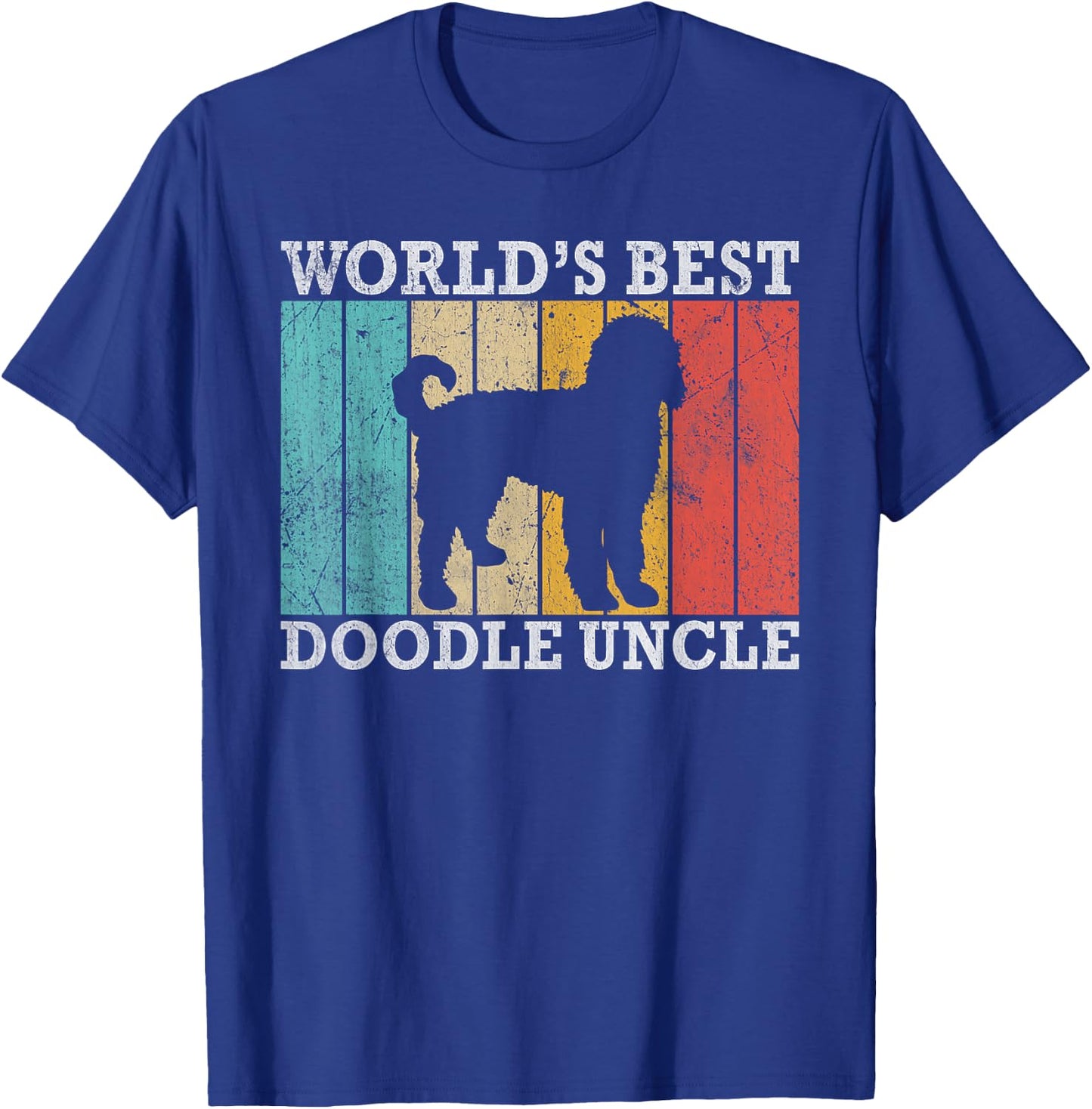 Worlds best Doodle Uncle Golden Doodle Uncle T-Shirt - T-Shirt | Royal