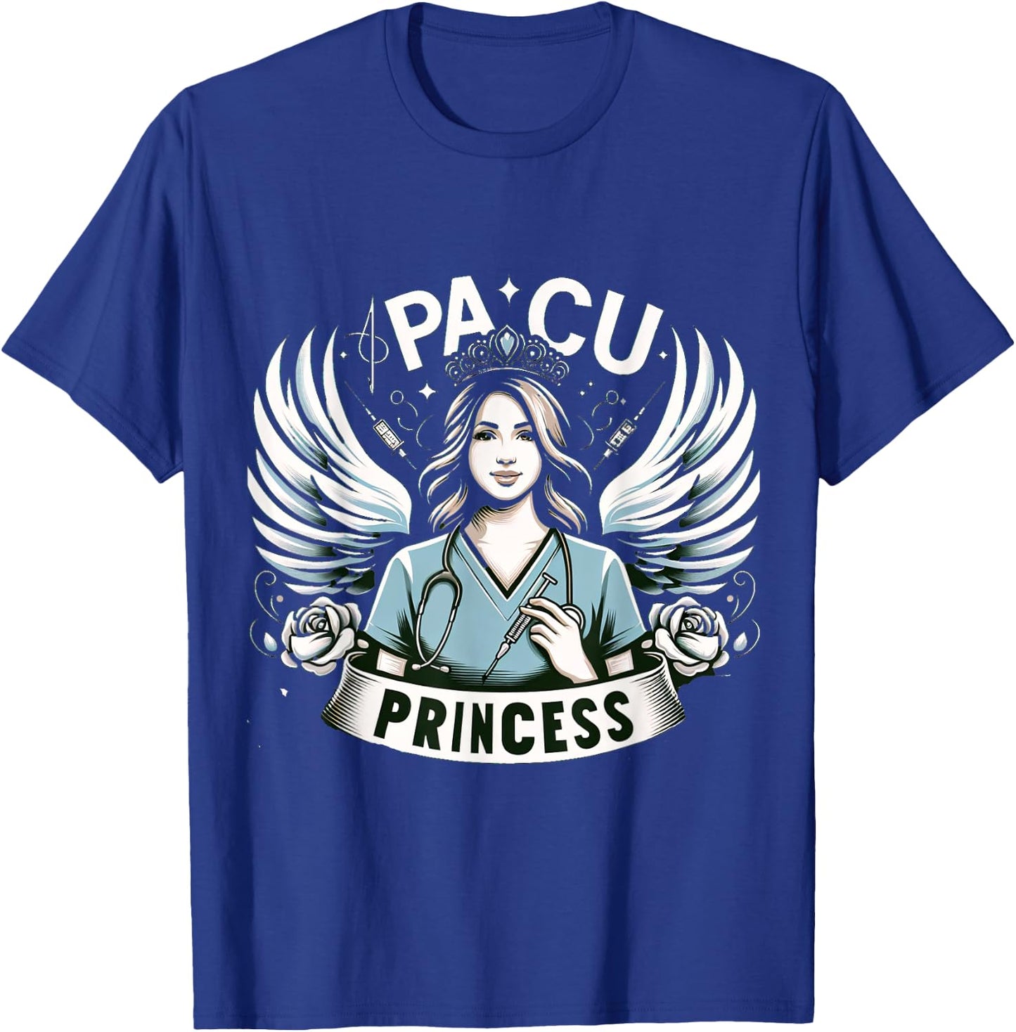 PACU Princess Post Anesthesia Nurse Nursing T-Shirt - T-Shirt | Royal