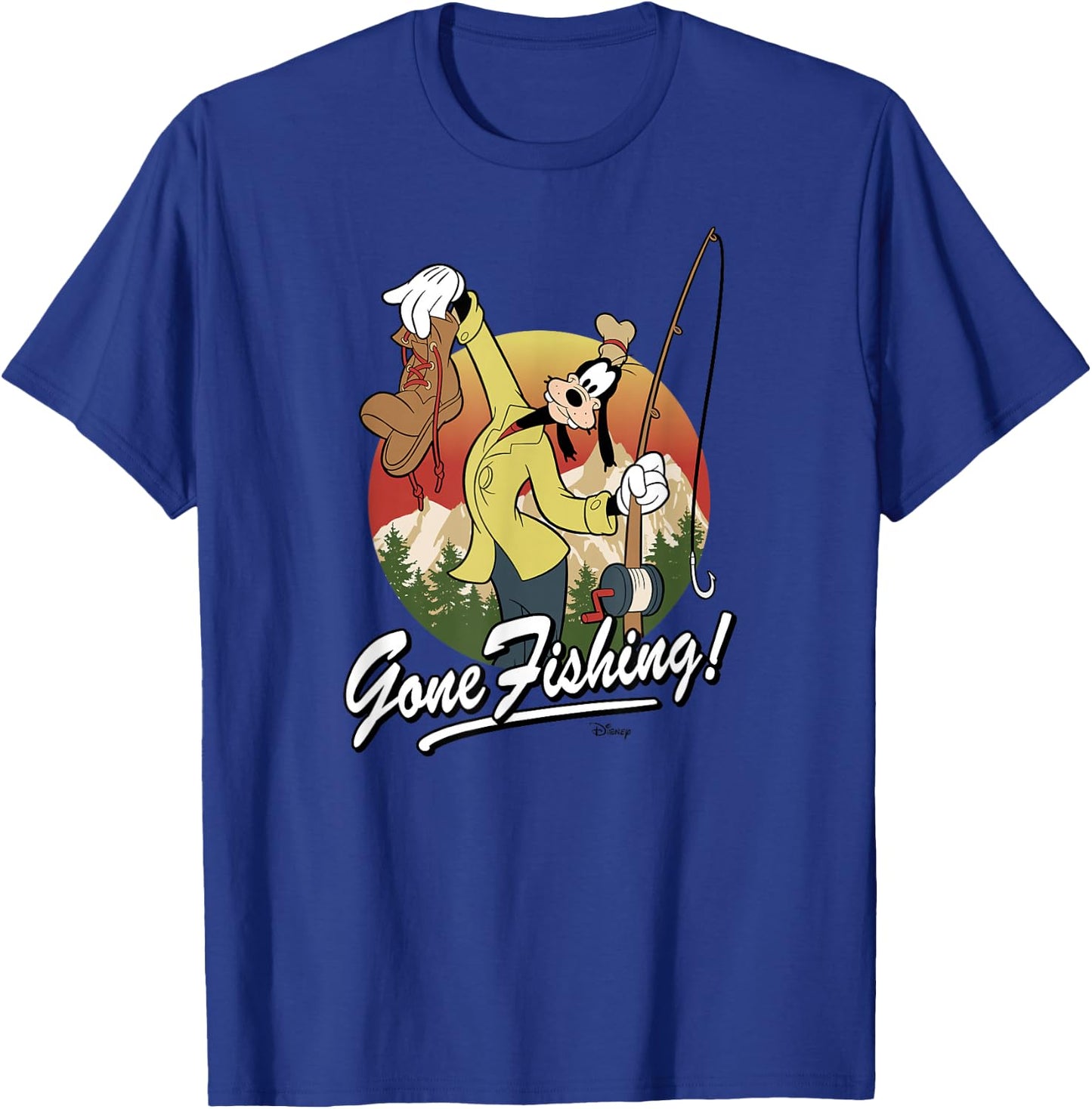 Disney - Goofy Gone Fishing! T-Shirt - T-Shirt | Royal