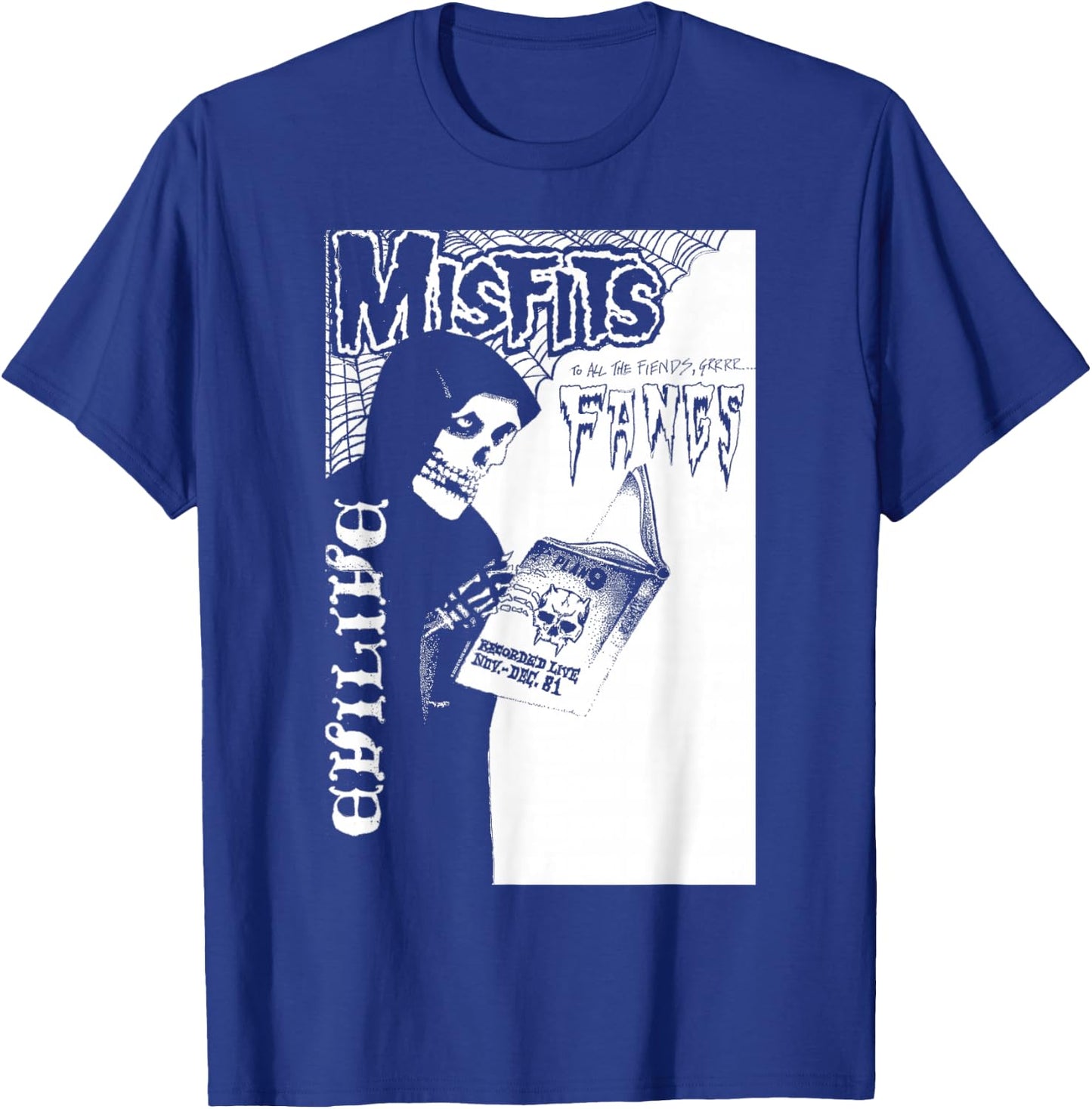 Misfits – Fangs T-Shirt - T-Shirt | Royal