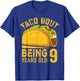 Funny 9th Birthday Taco Bout Being 9 Years Old Boys Girls T-Shirt - T-Shirt | Royal