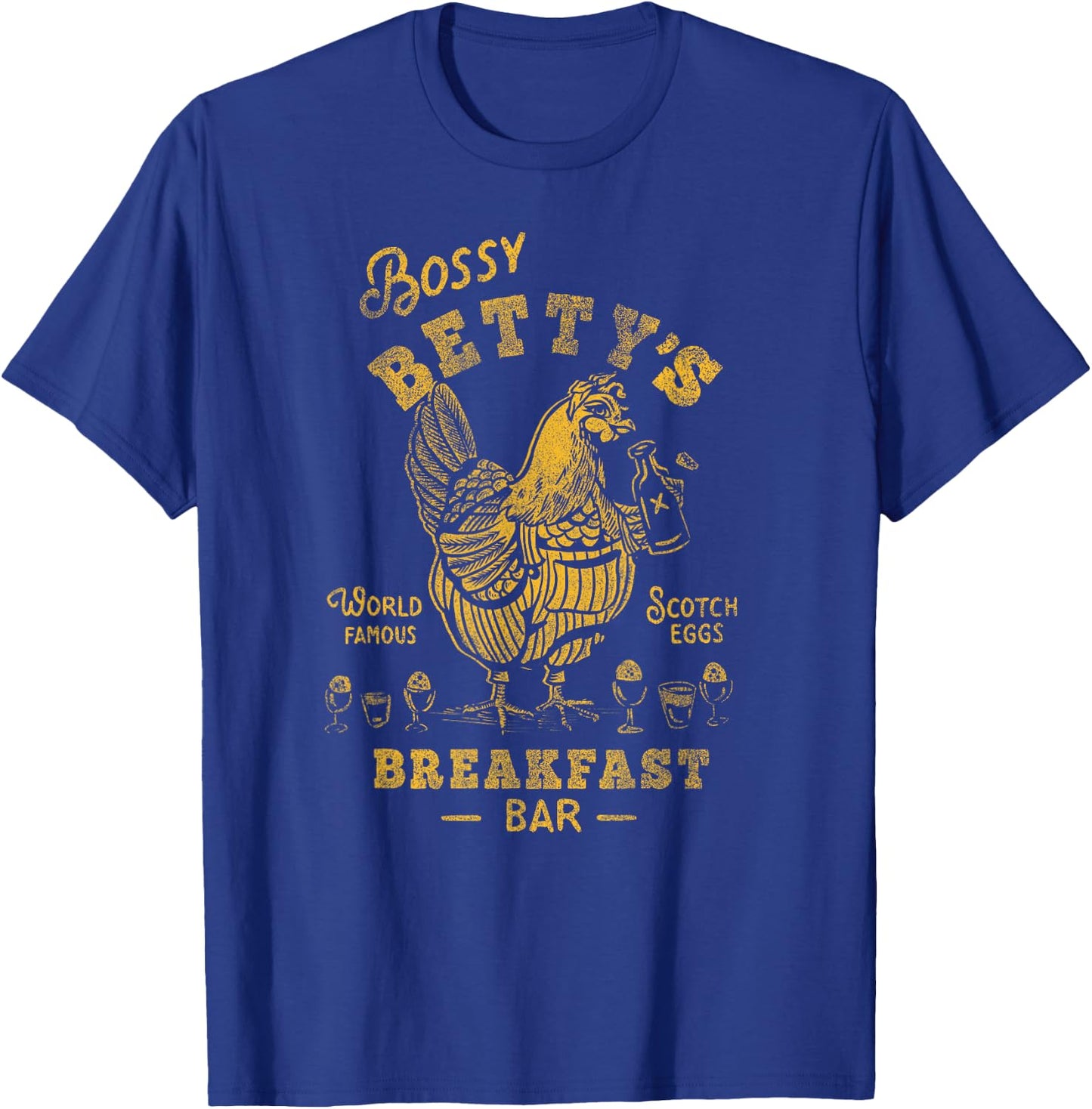 Bossy Bettys Mother Hen Funny Breakfast Brunch Travel Diner T-Shirt - T-Shirt | Royal