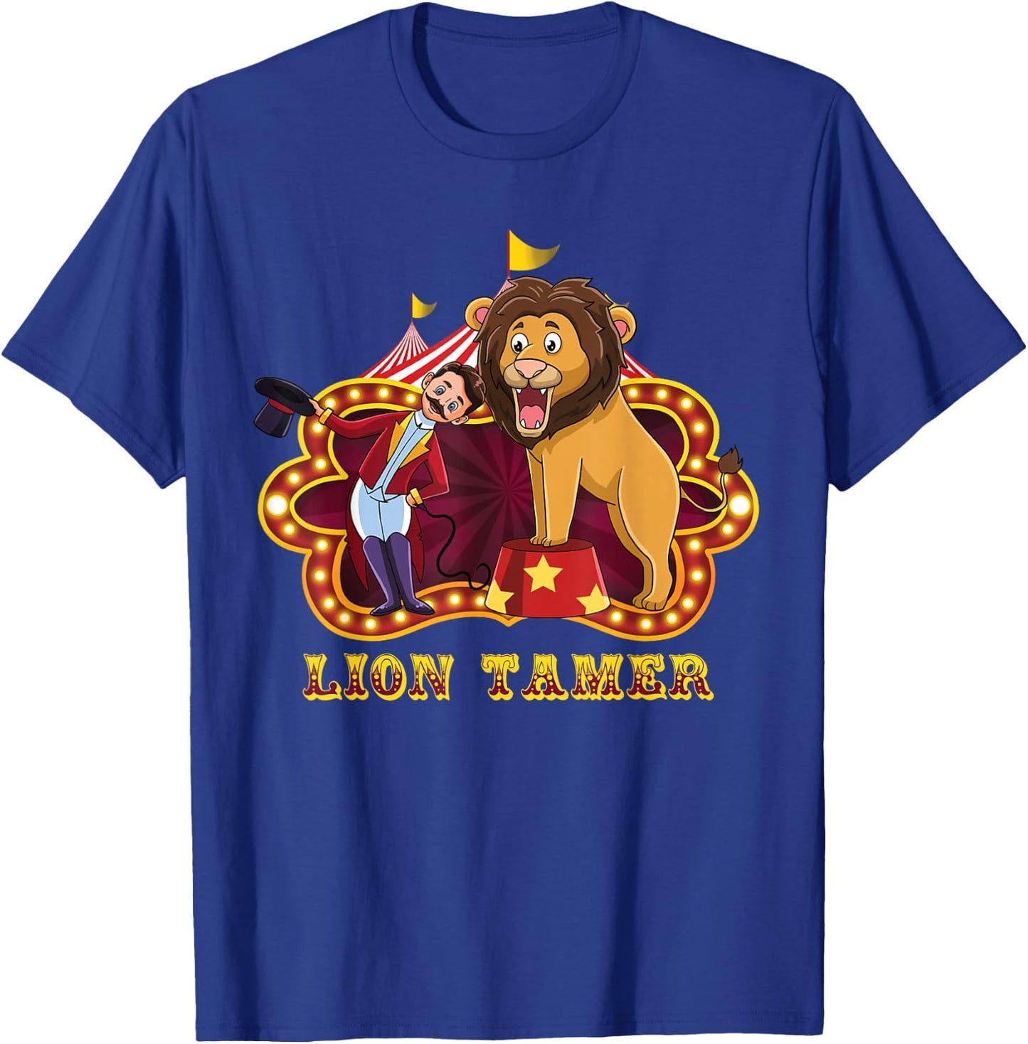 Children's Lion Tamer Circus Employee Carnival Theme Party T-Shirt - T-Shirt | Royal