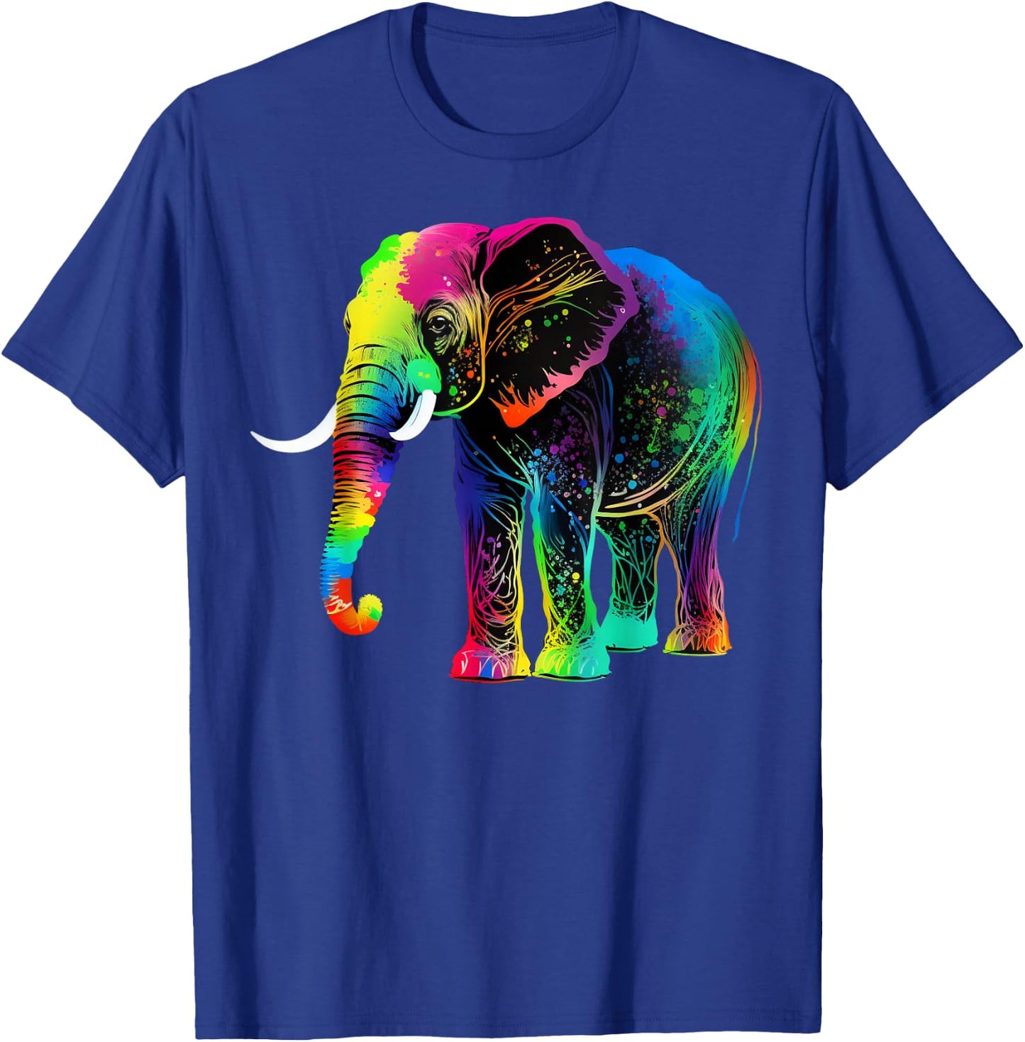 Cute Elephant Lover Animal on Elephant T-Shirt - T-Shirt | Royal