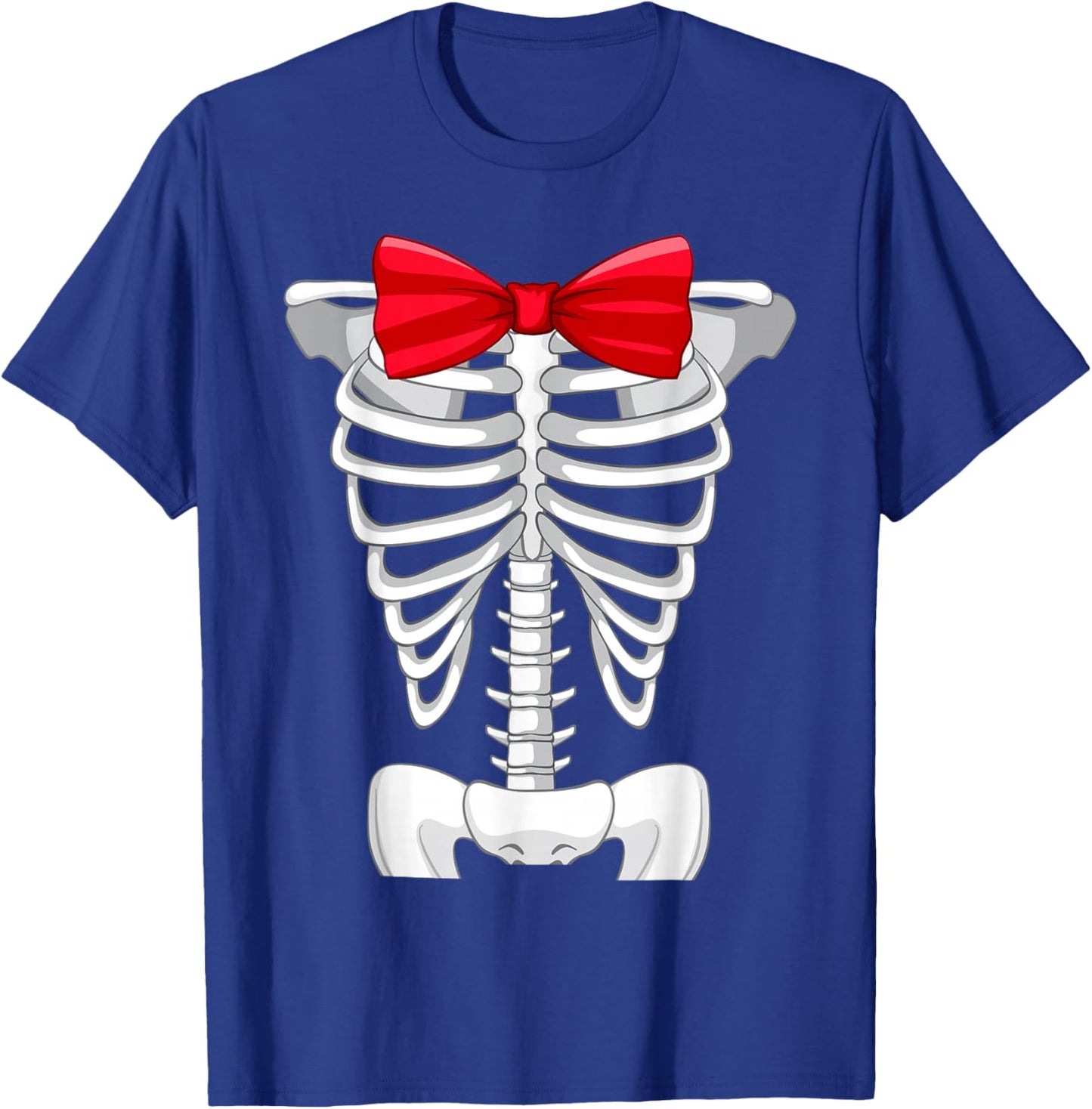 Cool Skeleton Rib Cage X-Ray Halloween Costume Boys Kids T-Shirt - T-Shirt | Royal
