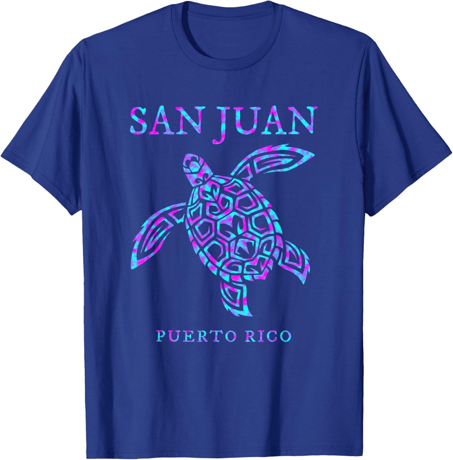 San Juan Puerto Rico Sea Turtle Boys Girls Toddler T-Shirt - T-Shirt | Royal