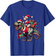 Adorable Sphynx Cat Rides Christmas T-Rex Santa for Sphynx T-Shirt - T-Shirt | Royal