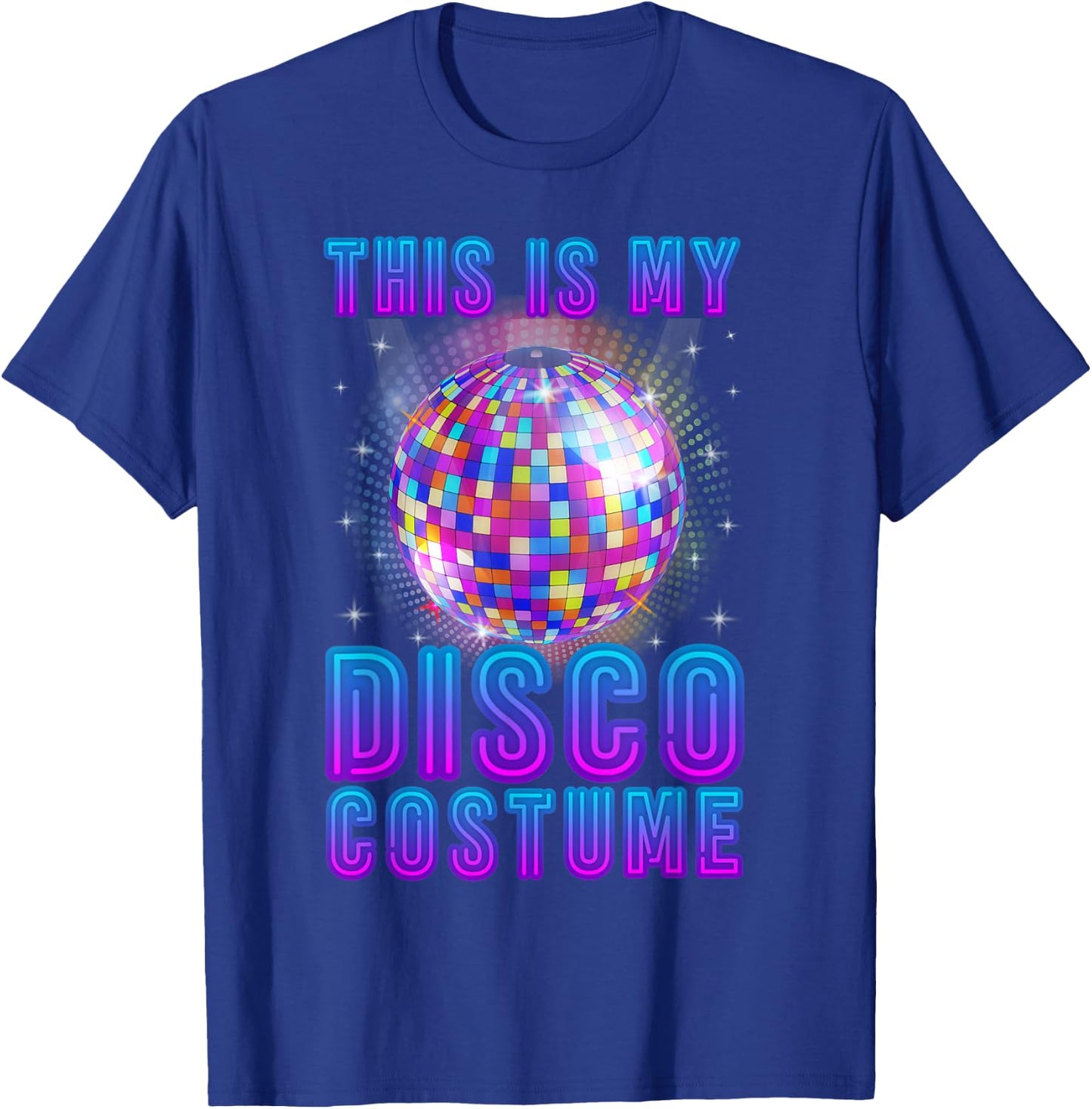 Disco Costume Art Women 70s 80s Party Disco Lover T-Shirt - T-Shirt | Royal
