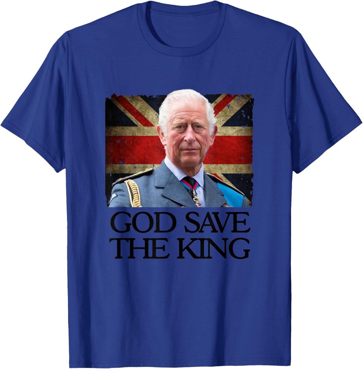 God Save The King of England Monarch 2022 Prince Charles T-Shirt - T-Shirt | Royal
