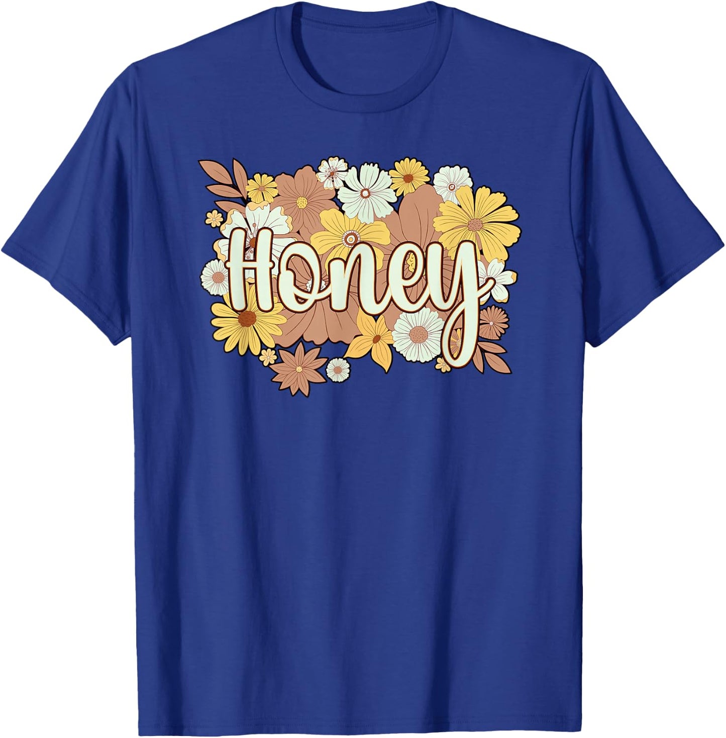 Honey Grandmother Flowers Honey Grandma T-Shirt - T-Shirt | Royal