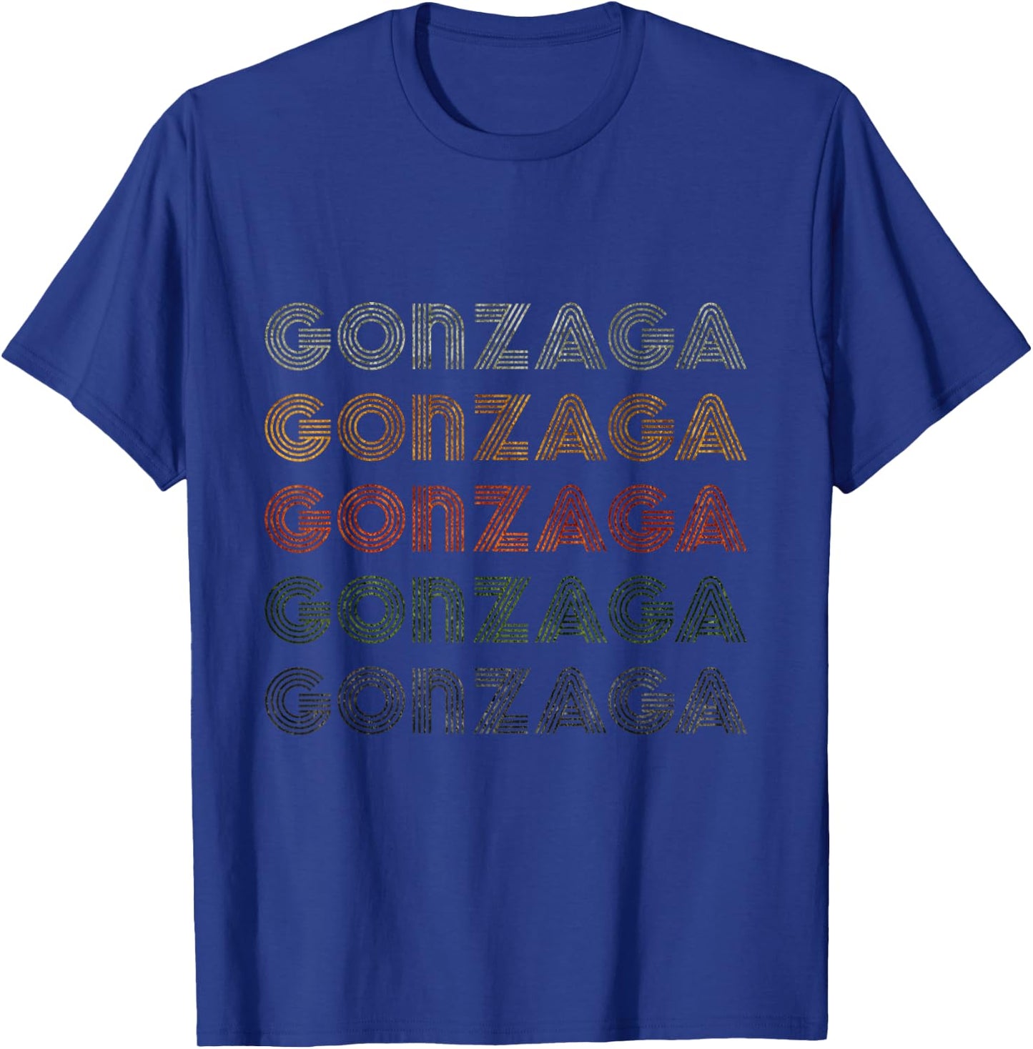 Love Heart Gonzaga Grunge Vintage Style Black Gonzaga T-Shirt - T-Shirt | Royal