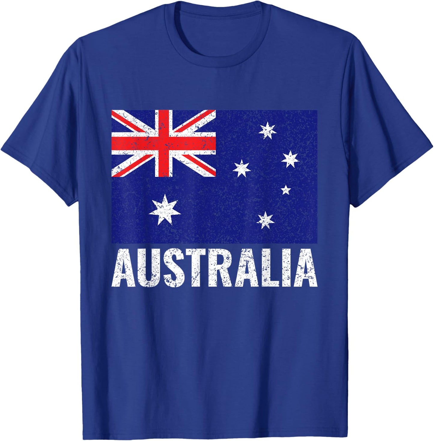 Australia Australian Flag Pride Vintage Gift DNA Patriotic T-Shirt - T-Shirt | Royal