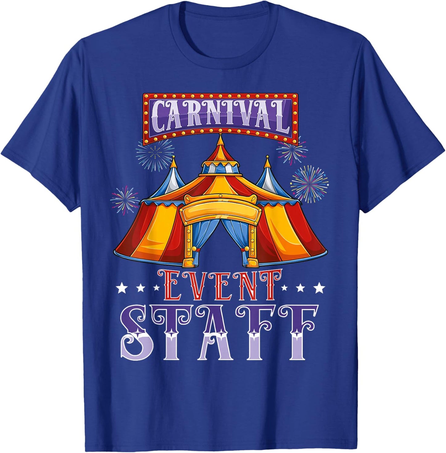 Circus event staff Carnival squad Crew birthday Party kids T-Shirt - T-Shirt | Royal
