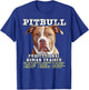 Pitbull Pit Bull Pittie Owner Professional Human Trainer T-Shirt - T-Shirt | Royal