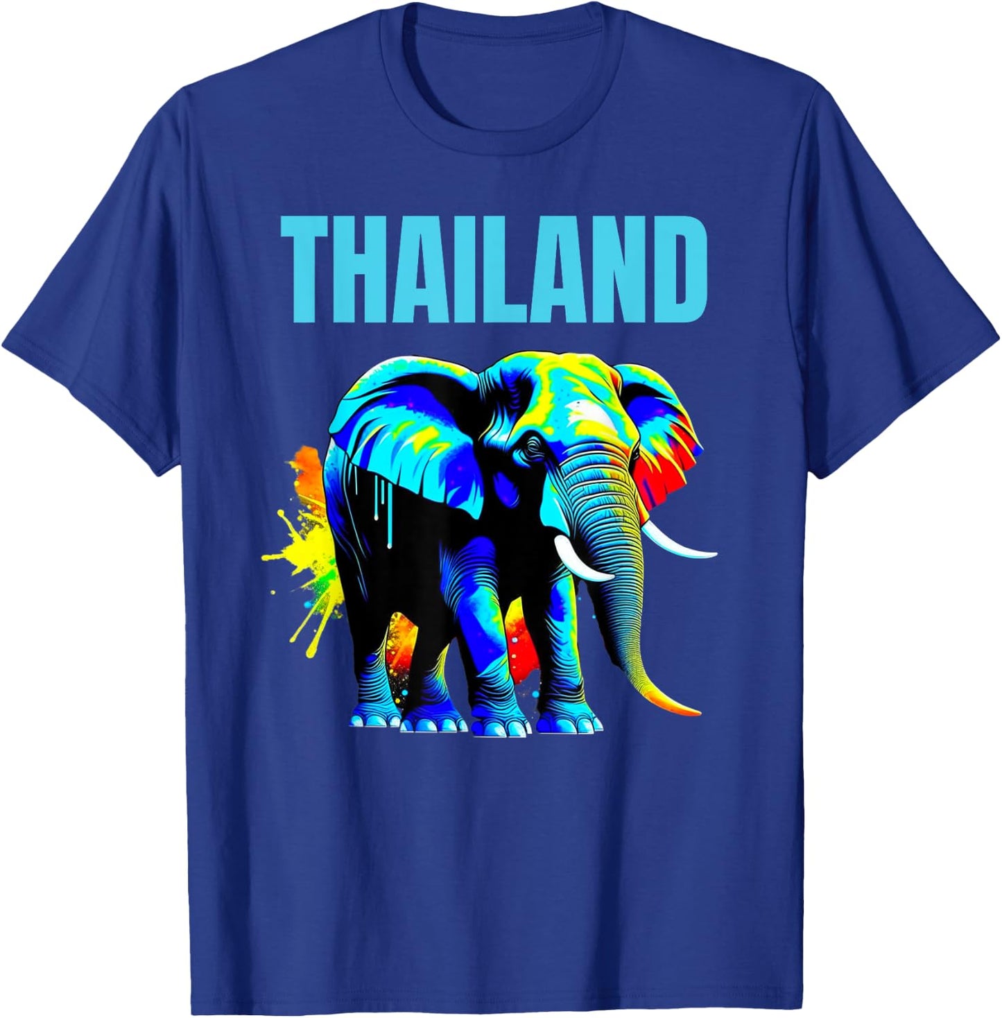 Elephant Thailand Souvenir Matching Group Family Set Squad T-Shirt - T-Shirt | Royal