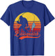 Bigfoot Fishing-Shirt Funny Bassquatch Bass Fish Boy Men T-Shirt - T-Shirt | Royal