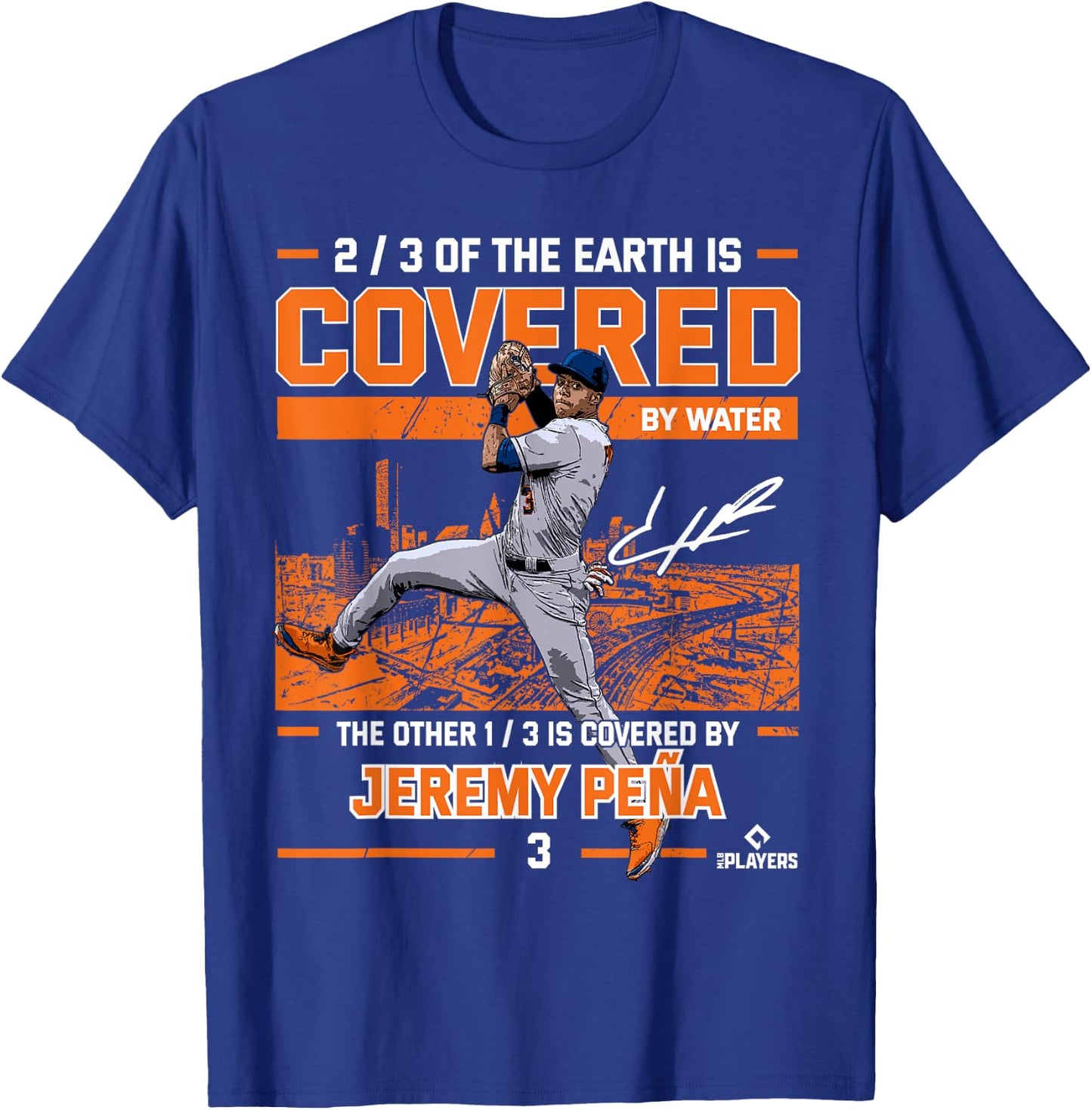 BallPark MVP Houston MLBPA Jeremy Pena , Black, Small T-Shirt - T-Shirt | Royal
