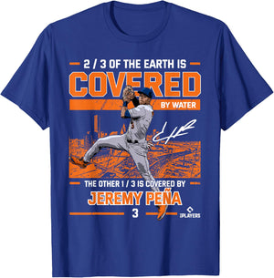 BallPark MVP Houston MLBPA Jeremy Pena , Black, Small T-Shirt - T-Shirt | Royal