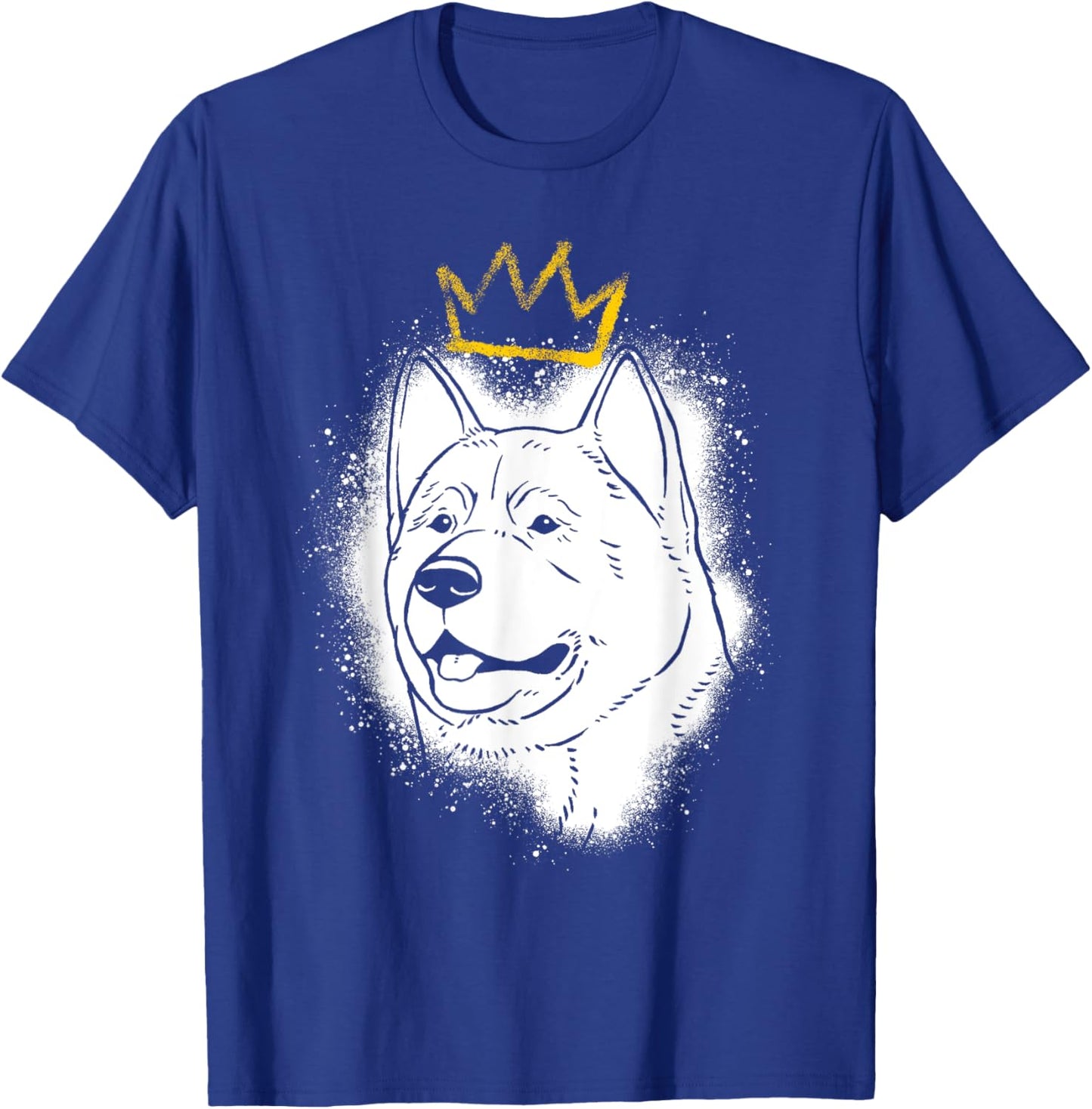 Akita with Crown T-Shirt - T-Shirt | Royal
